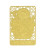 Золотая карточка "Белый Джамбала" с талисманом богатства