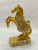 Фигурка "Лошадь" золотая на подставке