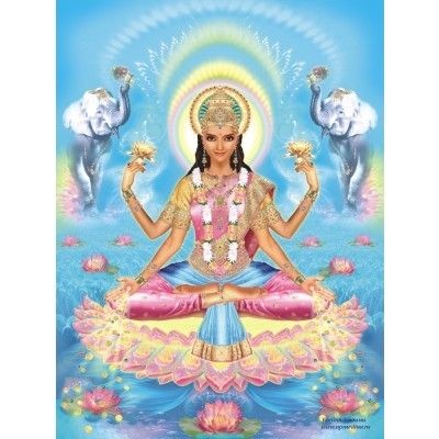 Плакат "Богиня Лакшми"