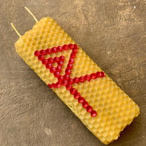 Руна свеча " Открытие денежного пути"