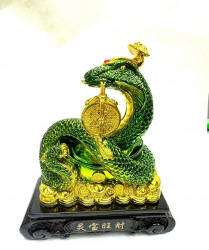 Фигурка "Змея зелёная"