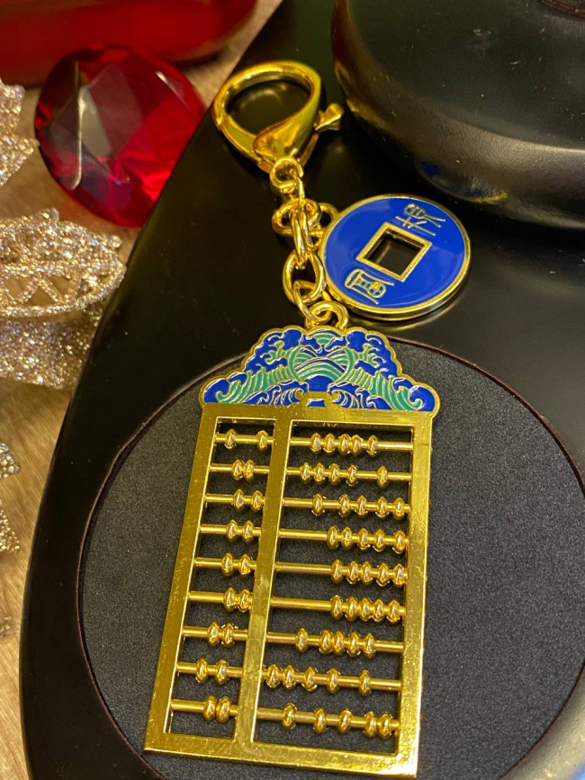 Брелок «Счеты с девятью стержнями» для умножения прибыли и активации богатства