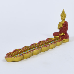 Подставка для благовоний "Будда" красная