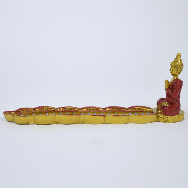 Подставка для благовоний "Будда" красная