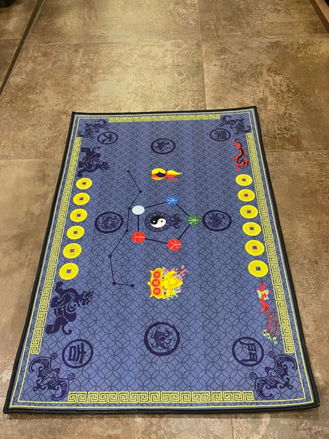 Ковер напольный "Процветание дома" (фиолетовый)