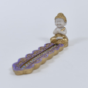 Подставка для благовоний "Будда" фиолетовая