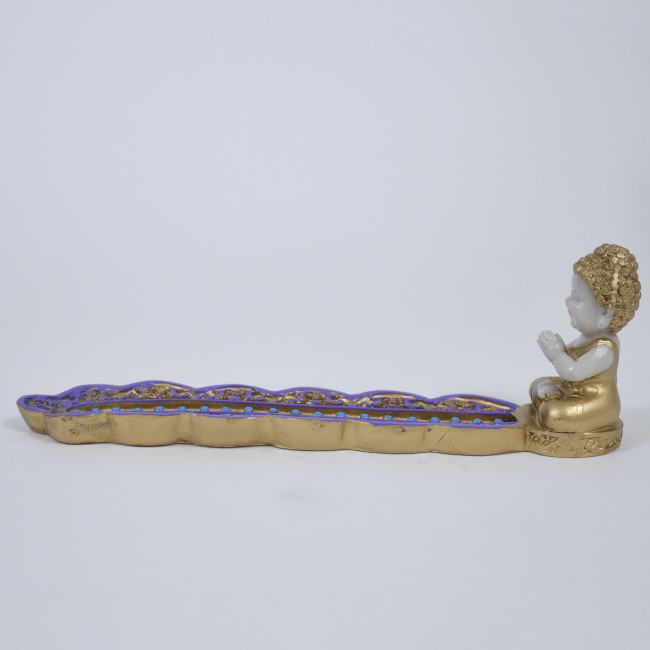 Подставка для благовоний "Будда" фиолетовая