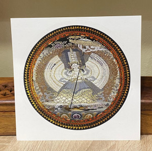 Наклейка "Богиня Белого зонтика" защитница от любого зла и негативной энергии