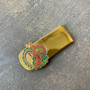 Зажим для денег с драконом (цветной) Зажим для денег с драконом (цветной)