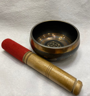 Поющая Чаша с Ваджрой (диаметр 10см)