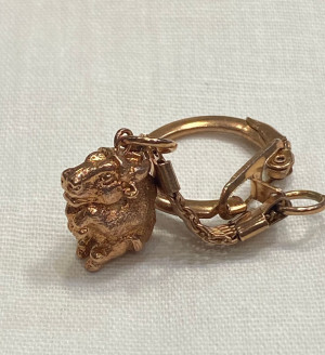 Брелок "Бык" (латунь бронза)