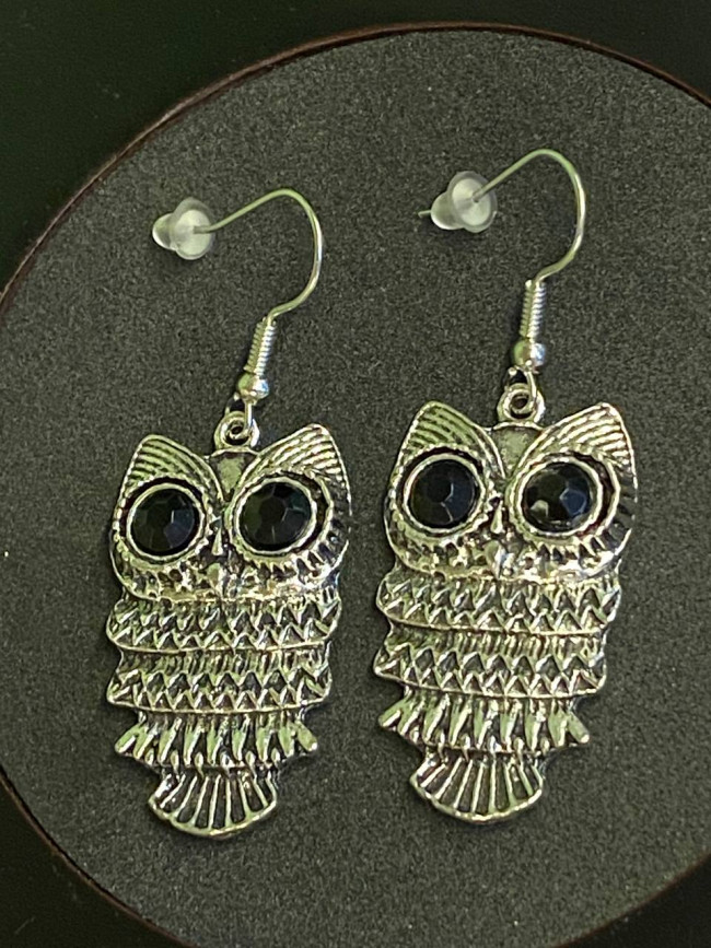 Серьги "Совушки" символ мудрости и знаний