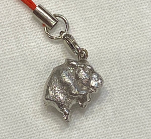 Подвеска "Бык"  (латунь посеребрённая)