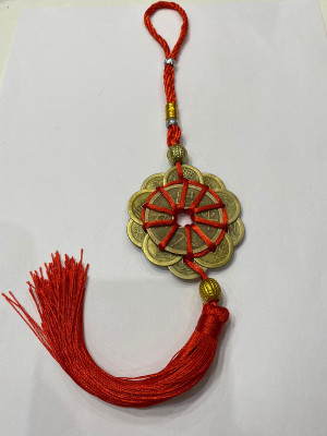 Подвеска с монетами для богатства