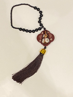 Подвеска с тыквой Ву Лу коричневая