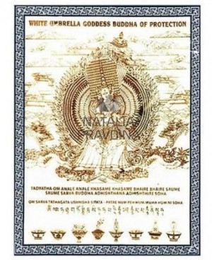 Ламинированная табличка "Богиня белого зонтика" Ламинированная табличка "Богиня белого зонтика"