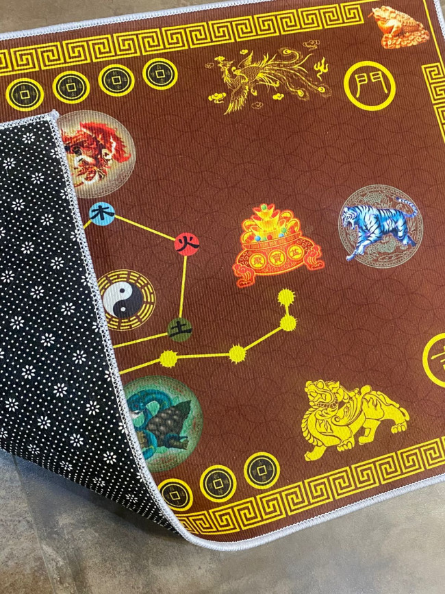 Ковёр напольный "Процветание дома" (коричневый) 2025