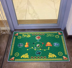 Ковёр напольный "Процветание дома" (светло-зеленый) 2025