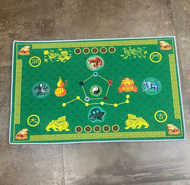 Ковёр напольный "Процветание дома" (светло-зеленый) 2025