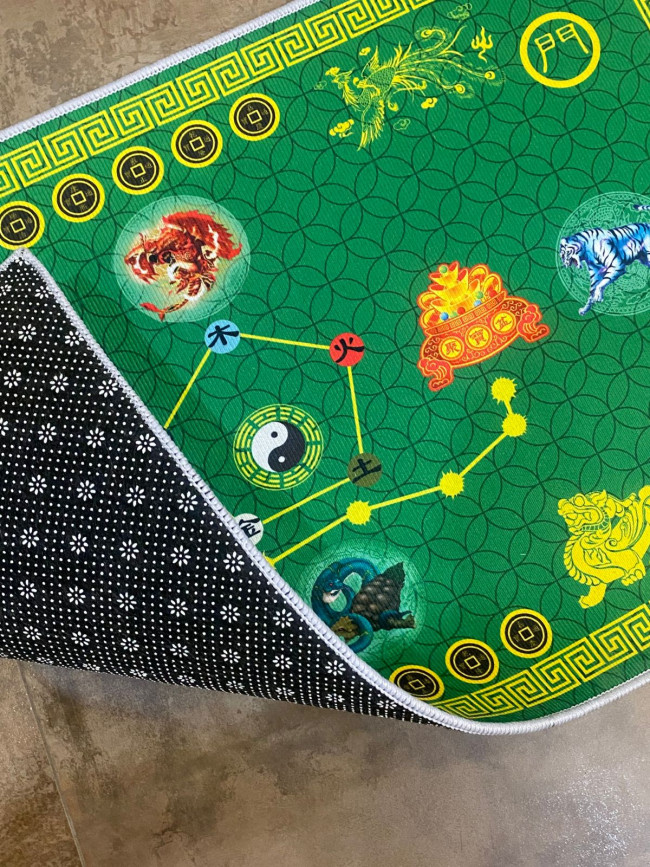 Ковёр напольный "Процветание дома" (светло-зеленый) 2025