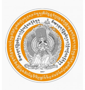 Наклейка «Богиня белого зонтика» Наклейка «Богиня белого зонтика»