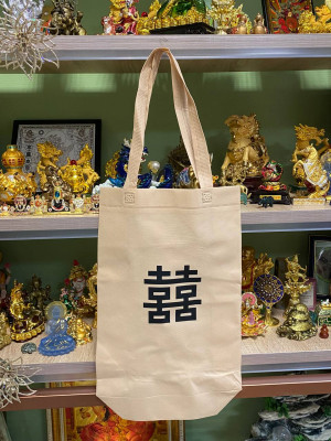 Сумка-шопер фен-шуй "Двойная удача" (45*30см)