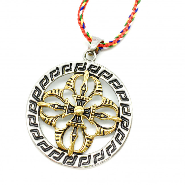 Подвеска-холдер для талисмана "Ом Мани Падме Хум" (серебристая) Подвеска-холдер для талисмана "Ом Мани Падме Хум" (серебристая)