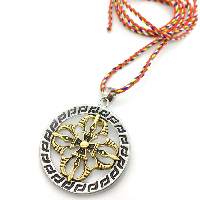 Подвеска-холдер для талисмана "Ом Мани Падме Хум" (серебристая) Подвеска-холдер для талисмана "Ом Мани Падме Хум" (серебристая)