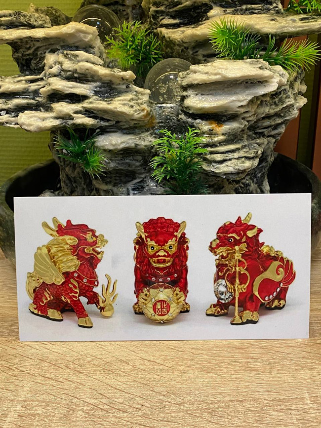 Ламинированная табличка-талисман "Три небесных защитника"