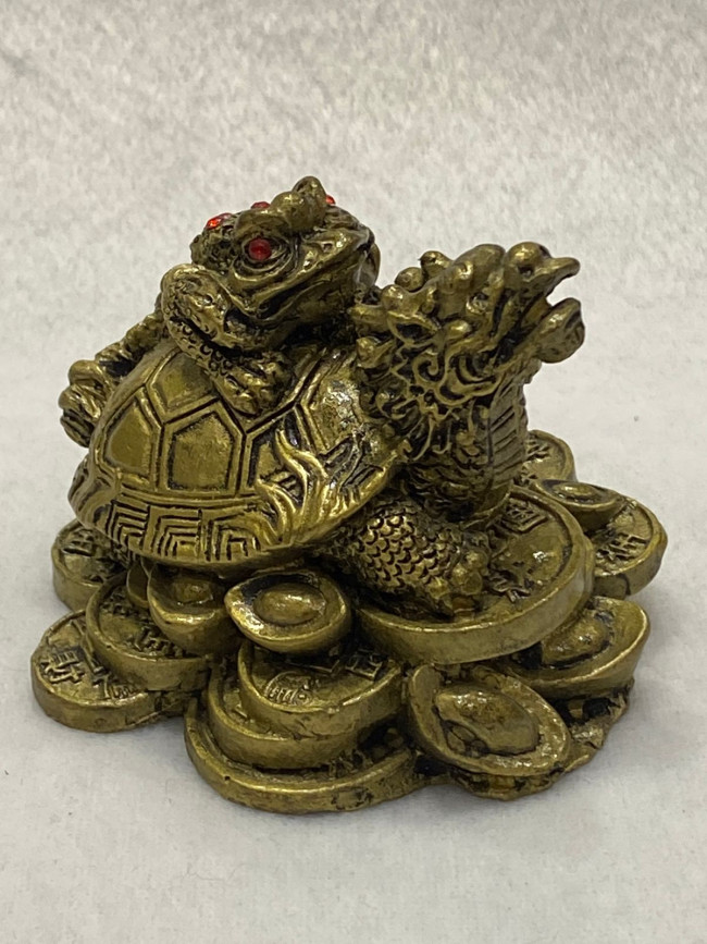 Трехлапая жаба на драконочерепахе