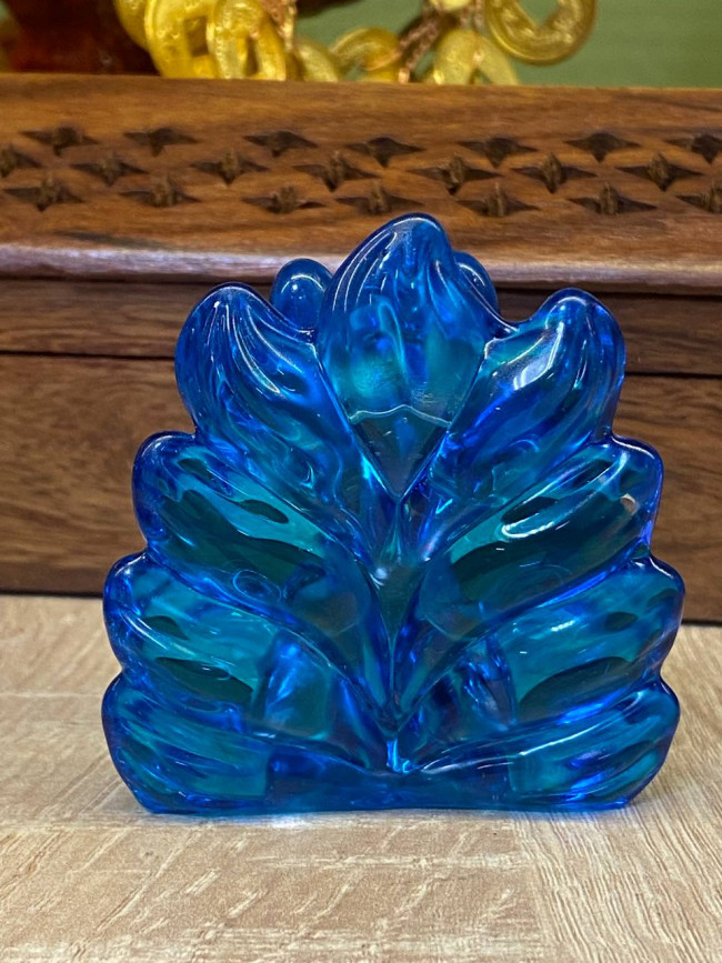 Фигурка "Девятихвостая лиса" голубая