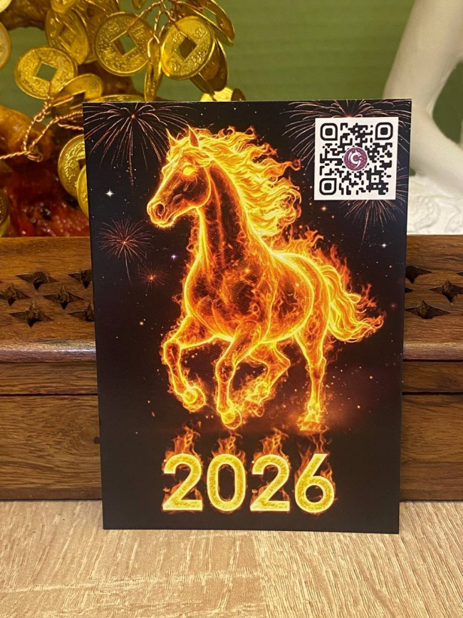 Календарь "Денежные стрижки на 2026 год Огненной Лошади" набор 4 шт