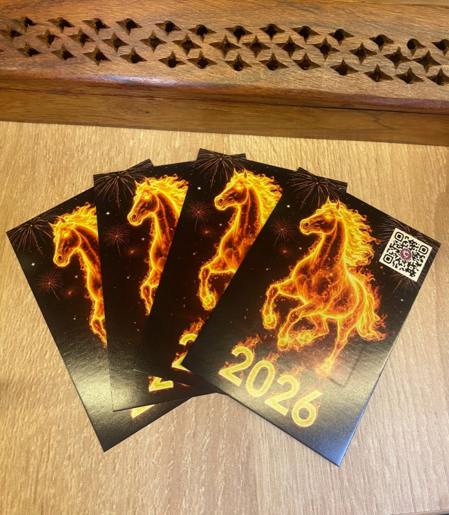 Календарь "Денежные стрижки на 2026 год Огненной Лошади" набор 4 шт