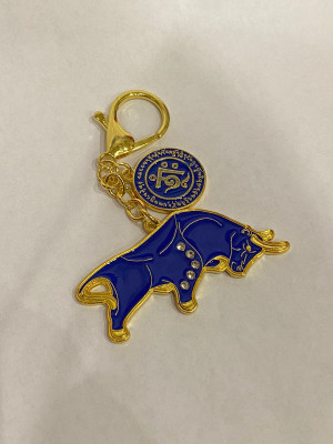 Брелок-подвеск "Бык активатор богатства и удачи"