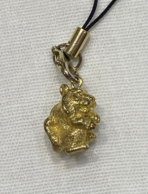 Подвеска "Тигр" (латунь позолоченная)