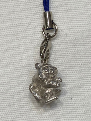 Подвеска "Тигр" (латунь посеребрённая)