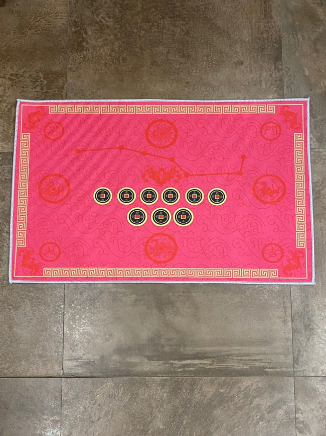Ковер напольный "Процветание дома" (розовый)