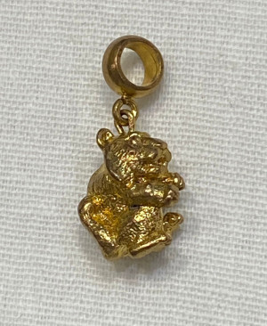 Подвеска на шею "Тигр" (латунь, позолота)