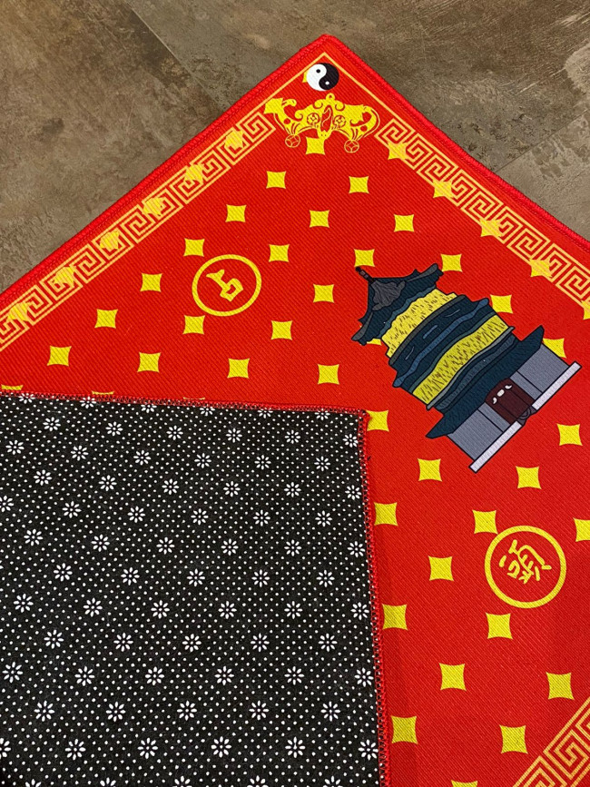 Ковер напольный "Процветание дома" Инь Янь (красный) Ковер напольный "Процветание дома" Инь Янь (красный)