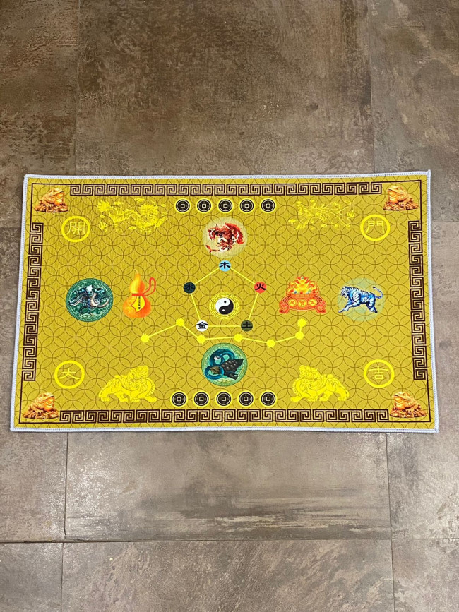 Ковер напольный "Процветание дома" (оливковый)