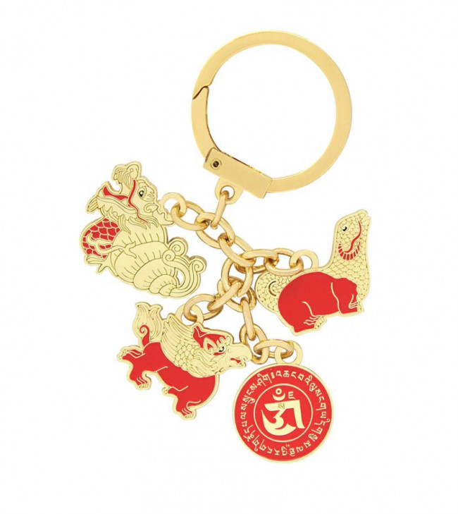 Брелок "Три животтных гармонии" от ссор и конфликтов