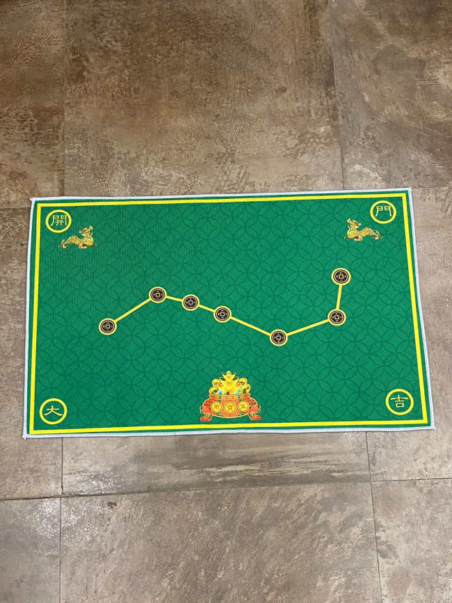 Ковер напольный "Процветание дома" (зелёный)