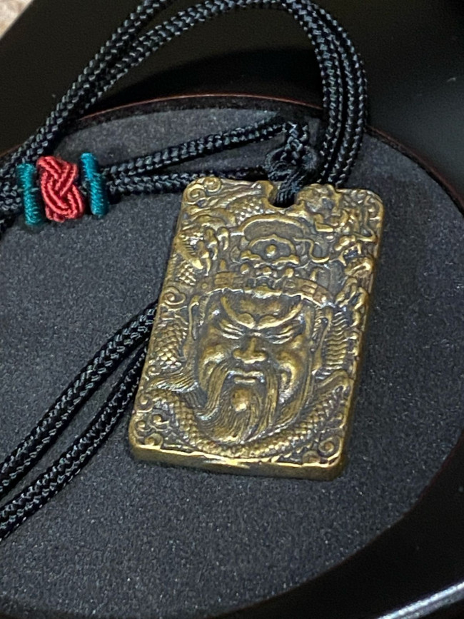 Подвеска "Гуань Юй-военачальник царства Шу" для финансового благополучия