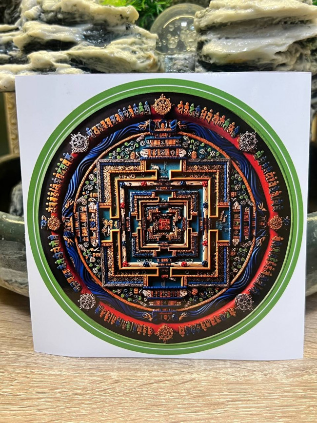 Наклейка-амулет "Калачакра"