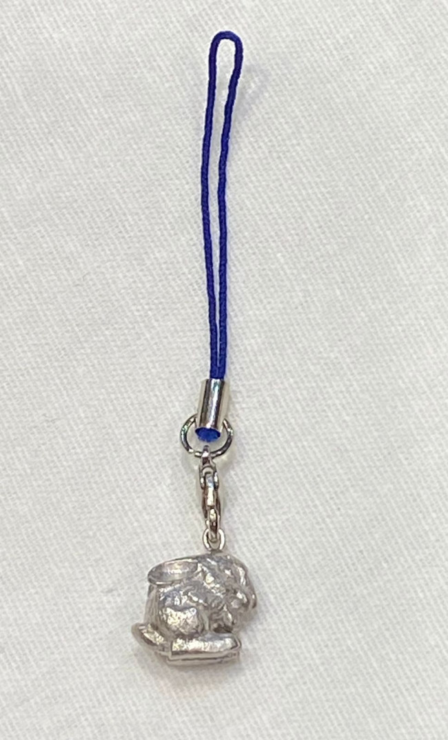 Подвеска"Кролик" (латунь посеребрённая)