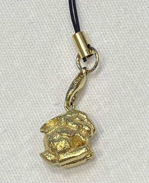 Подвеска"Кролик" (латунь, позолота)