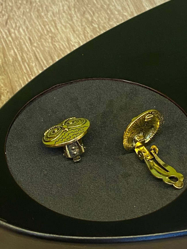 Серьги-клипсы "Совята" для мудрости, знаний и защиты