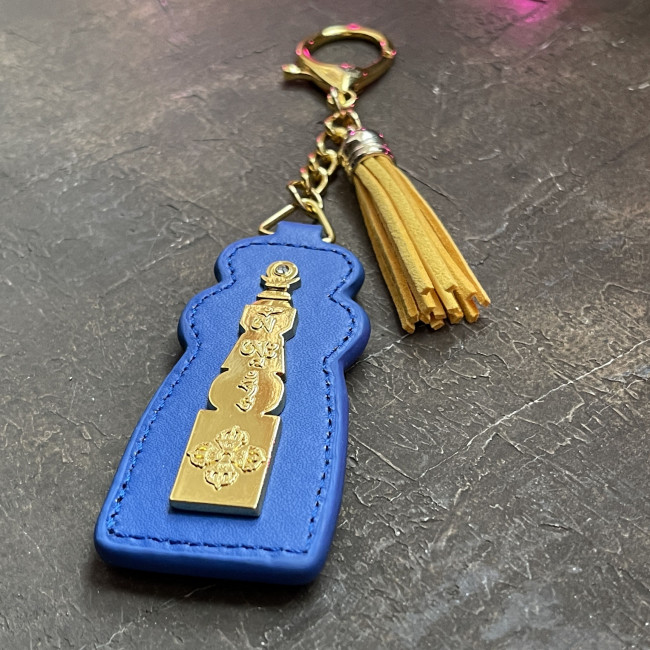 Брелок-подвеска "Пагода 5-ти элементов" синяя подложка Брелок-подвеска "Пагода 5-ти элементов" синяя подложка