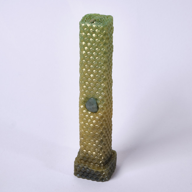 Свеча знахарская "Денежный доктор с нефритом"