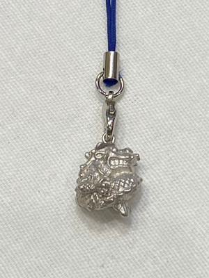 Подвеска "Дракон" (латунь посеребрённая)